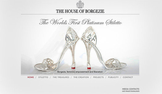 Платиновые босоножки за 83000 евро. Журнал Ювелирной Моды - Almaz-Fashion.ru